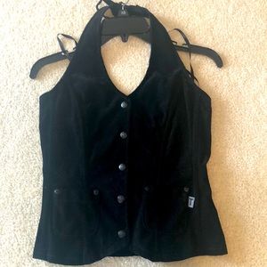 Halter corset style top